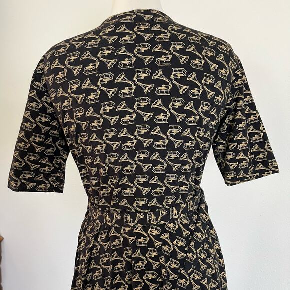 Effie's Heart Modcloth Anthropologie Luisa Gramophone Dress // Size XL - Picture 4 of 4